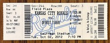 2012 Miguel Cabrera Final Hit & RBI Triple Crown Season Full Ticket Stub Tigers
