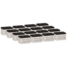 16-Pack SigmasTek SP12-12 T2 Rechargeable SLA AGM Battery Replacements 12V 12Ah
