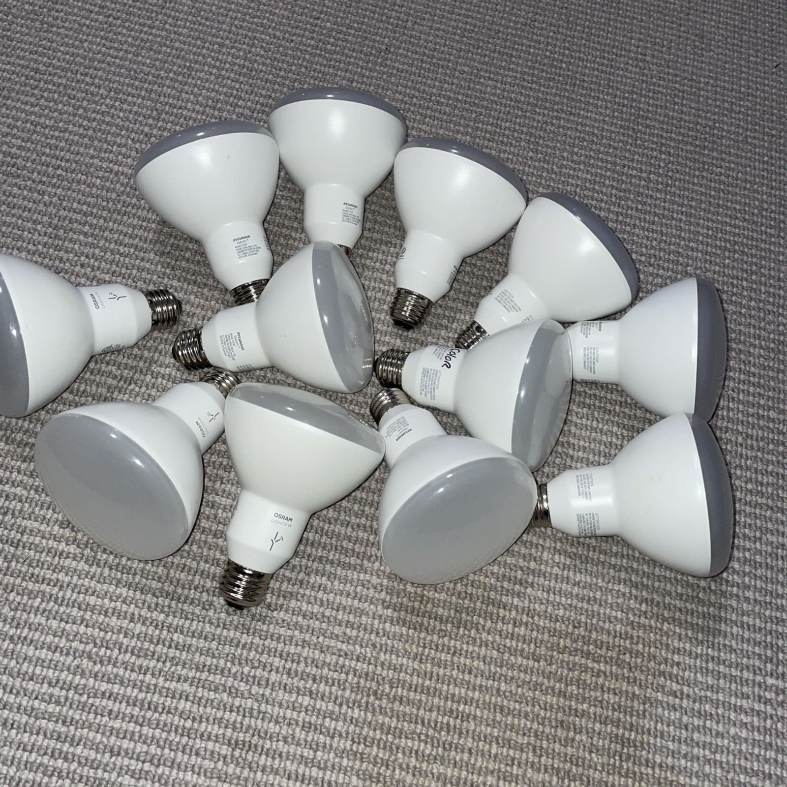 Sylvania Osram Lightify Smart 73739 White Color Zigbee Alexa - Lot of 12