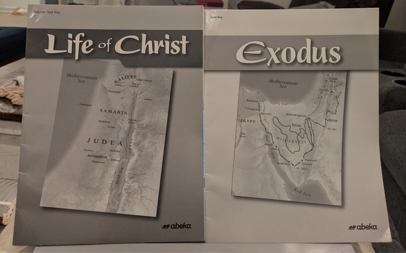 Abeka Grade 7 Life of Christ and Exodus Teacher Test Keys