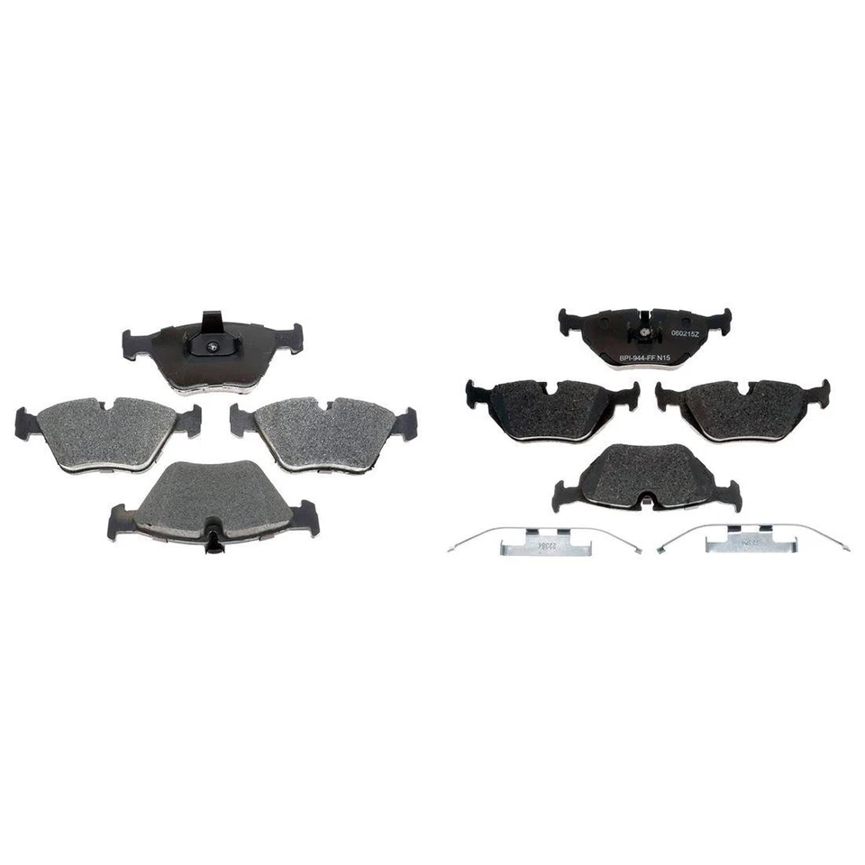 Pastillas de freno metálicas delanteras y traseras BMW 528i R-Line 2000 1999 1998 1997 Foto 4 de 4