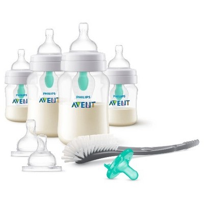 Philips Avent Anti-colic Baby Bottle with Air Free Vent Newborn Gift Set, Clear