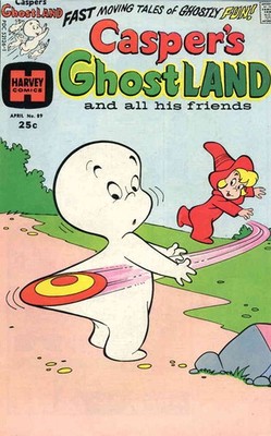 Casper's Ghostland #89 FN; Harvey | All Ages Friendly Ghost Wendy Frisbee - w/Ba