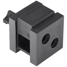 HellermannTyton 440-00020 VP-S /6-7 Ins-dbl-PL-BK 20 Double Eyelet Without A