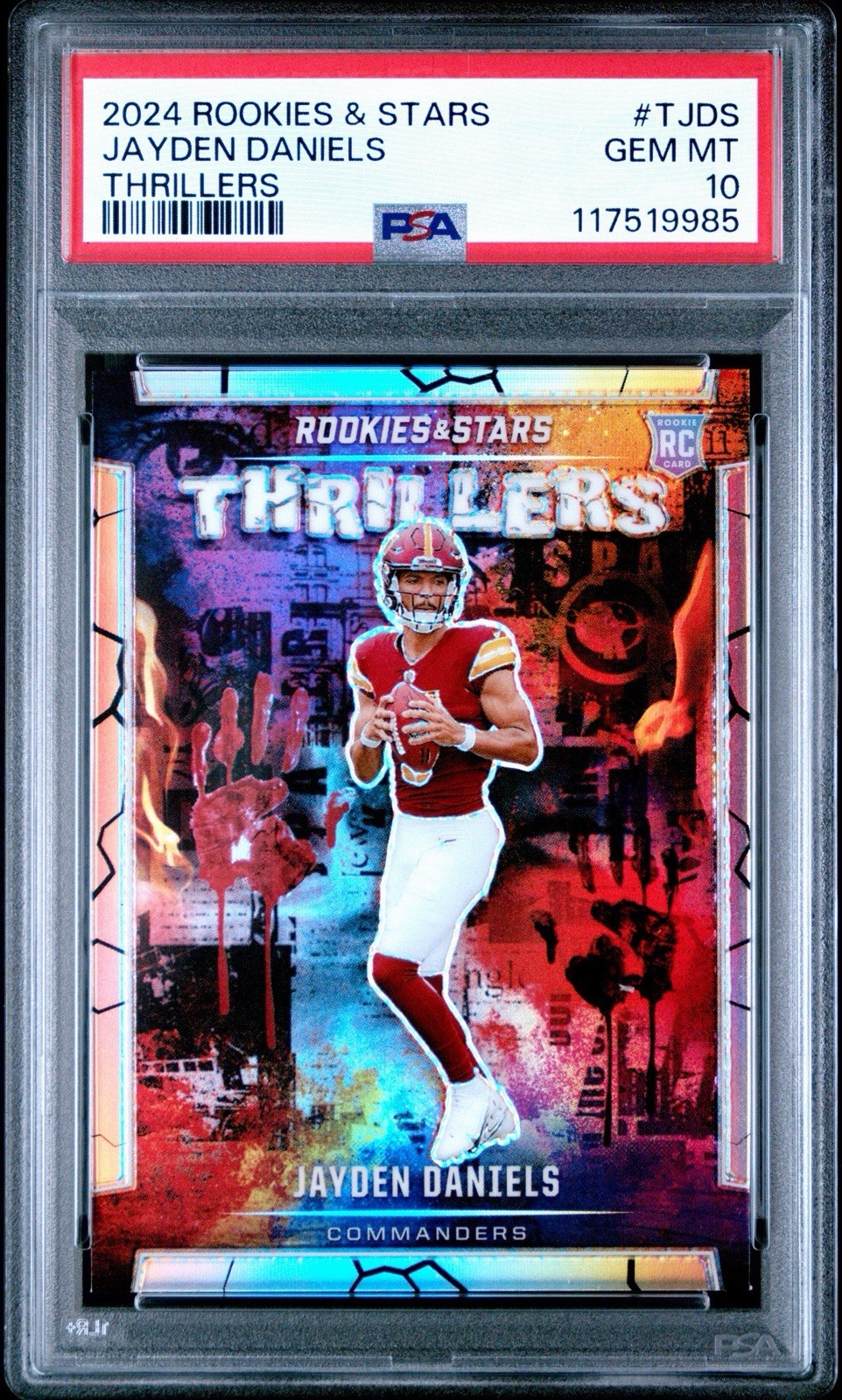 Jayden Daniels Panini Rookies & Stars Thrillers #TJDS Base