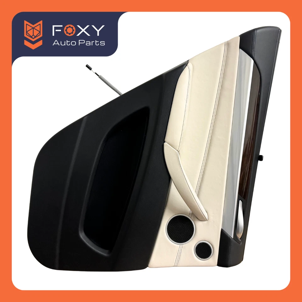 Panel de puerta trasera BMW E71 E72 X6 2008-2014 con pantalla enrollable y conjunto de marco de ventana OEM Foto 4 de 4