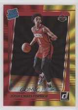 2021 Panini Donruss Rated Rookie Holo Red & Gold Laser Josh Christopher #250 n0c