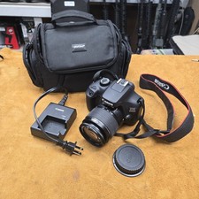 Canon EOS T100/4000D DSLR Camera EFS 18-55mm Lens / 50mm With Charger