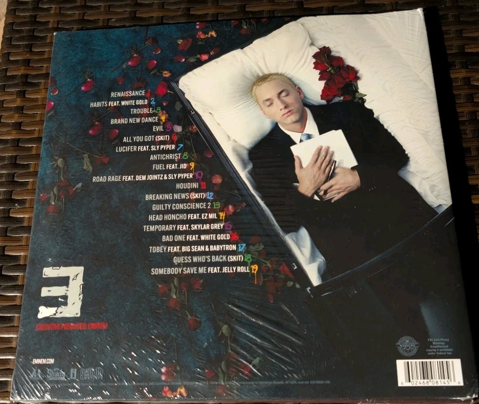 Eminem - The Death of Slim Shady (Coup de Grâce) (эксклюзивный рубиновый красный винил 2 пластинки) - Изображение 2 из 2