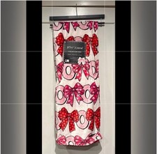 Viral Betsey Johnson Pink Bow XOXO Blanket