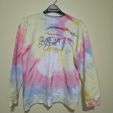 Vintage New Orleans Bourbon St Crew Neck Sweatshirt One Size Fits All Tie Dye