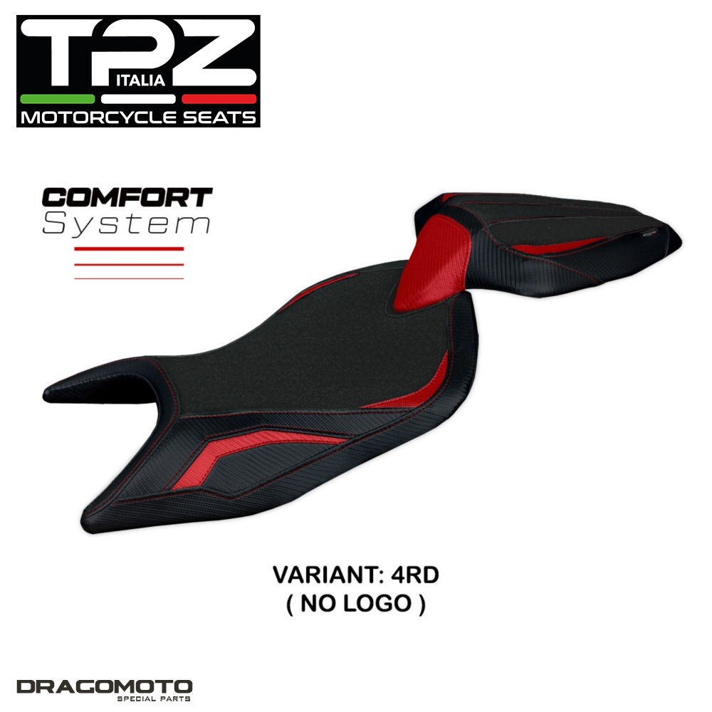 APRILIA TUONO 660 2021-2025 Sattelbezüge XAT66SC-4RD-2 TPZ rot COMFORT SYSTEM