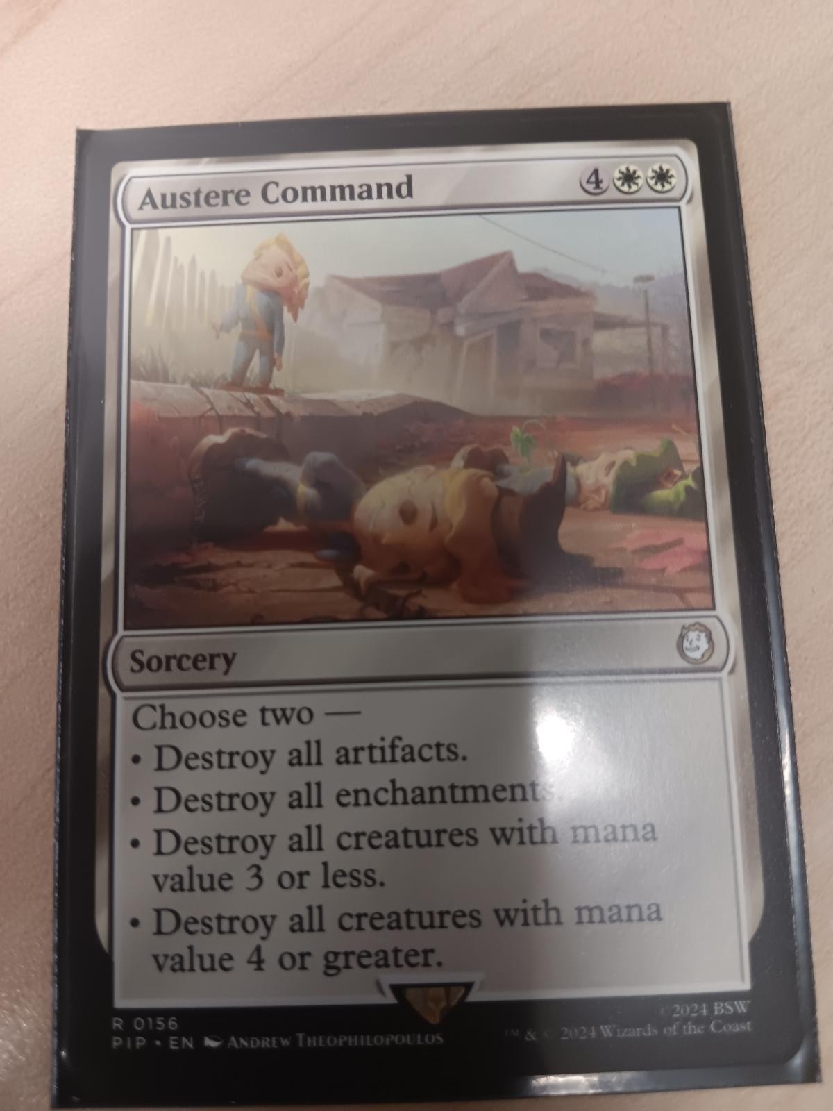 Austere Command 156 Rare Universes Beyond: Fallout Magic: The Gathering NM
