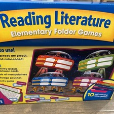 Lakeshore Reading Literature Elementary Folder Games Grades 4-5 AA792