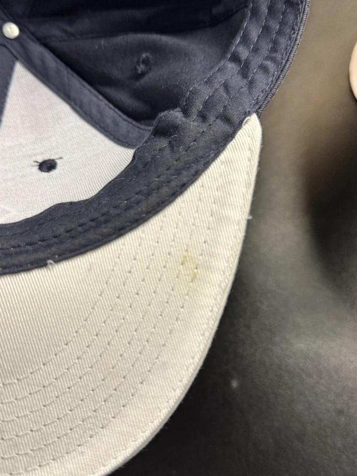 New York Yankees Puerto Rico Flag Snapback Hat Navy Blue Melonwear Adjustable - Image 4 of 4