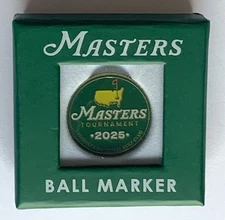 2025 Masters golf Ball Marker Rory Mcilroy wins Augusta National pga new