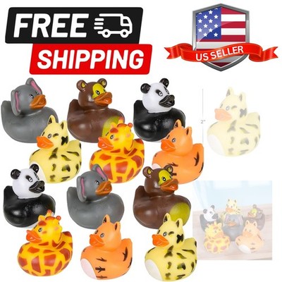 2'' Zoo Animal Rubber Duckies