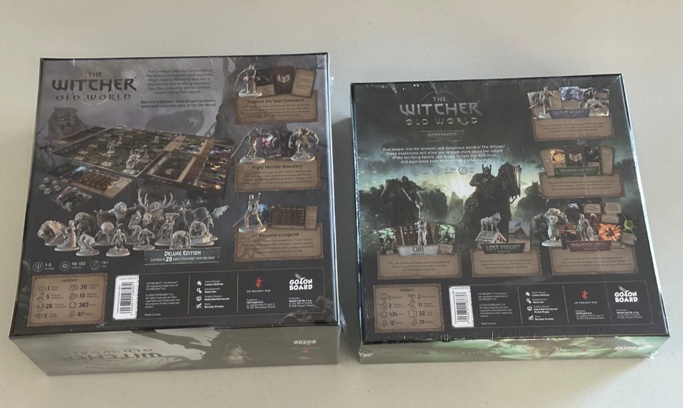 The Witcher Old World Go On Board Game Deluxe Edition Kickstarter Expansions NEW - Image 2 of 4