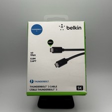 Belkin Thunderbolt 3 Cable USB-C to USB-C 100W 40Gbps - Apple Partner - Black