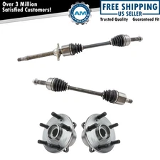 Front CV Axle Shaft Assembly Wheel Hub Bearing Kit Set 4pc for Honda Pilot