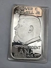 Grover Criswell, Jr. Ken Smith RARE 1 Troy Oz. .999 Fine Silver Bar Very Low Min