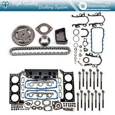 Full Gasket Set Timing Chain Kit Head Bolt Set For 08 Chrysler Town&Country 3.3L