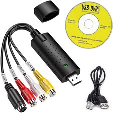 Convertitore Video USB Hi8 VHS a DVD in Digitale Converter, Digitalizza E Modifi