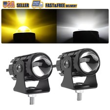 12v Led Motorcycle Motorbike Fog Spot Lights Headlight Driving Lamp White Amber 12v Led Motorcycle Motorbike Fog Spot Lights Headlight Driving Lamp White Amber