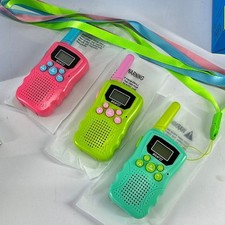 3er Set Walkie Talkie Funkgeräte für Kinder usw. Bunt (R-304)