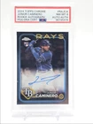 JUNIOR CAMINERO 2024 TOPPS CHROME ROOKIE AUTOGRAPH RC AUTO PSA 8 Q4364