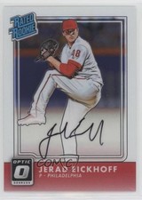 2016 Panini Donruss Optic Rated Rookies Signatures Jerad Eickhoff Auto 3v8
