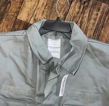 Military Utility Coverall Adult 2xl Gray Zip Flight Suit Workwear Mechanic New