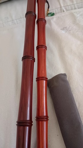 Rare Purple Sandalwood Martial Arts Sticks Wushu Kungfu Staff - Picture 3 of 6