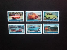 1975 - Romania - Romanian Cars  , Mi. 3303 - 3308,   MNH