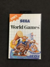 World Games Sega Master System Pal Multi Verwendet Komplette