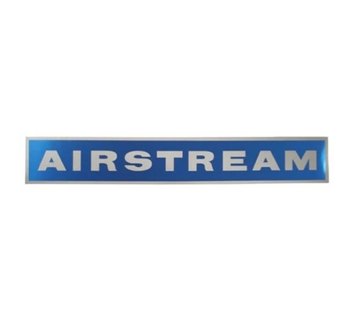Vintage Airstream SILVER Vinyl Decal L@@K Sticker RV Trailer Class A B C Antique