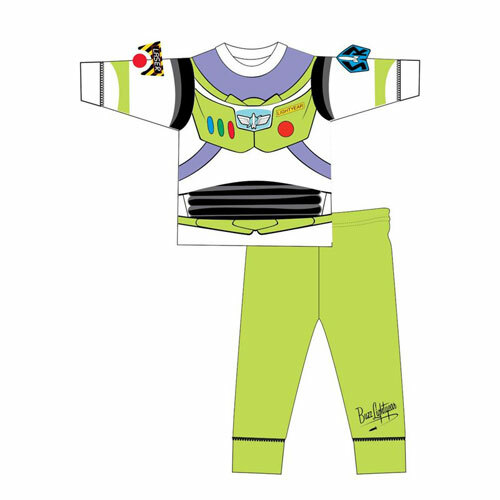 Official Novelty Glow in the Dark Toy Story Buzz Lightyear Pyjamas - Picture 1 of 1