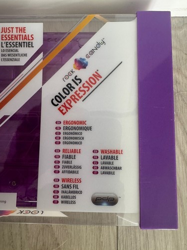NEW IN PACKAGE ROCK CANDY Wireless PC Mac Keyboard COSMOBERRY PURPLE. Washable. - Picture 9 of 10