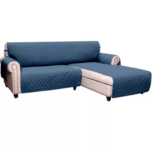 Eck Schlafsofa Bezug Wende Schnitt Chaiselongue Wasserdicht Schutz L Form - Bild 21 von 134