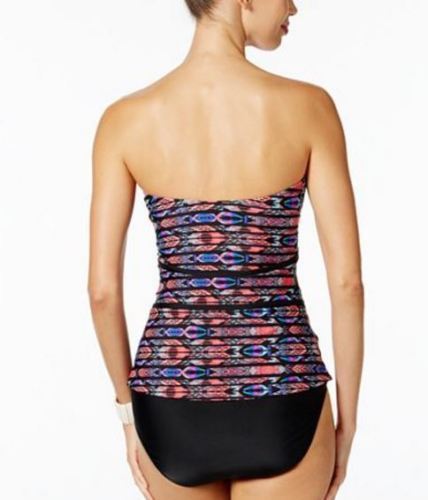 ZeroXposur Womens Plus Layered Tankini Swimsuit Top NWT Size 16W