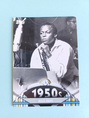 2011 TOPPS AMERICAN PIE 1959 MILES DAVIS JAZZ MUSICIAN KIND OF BLUE #70