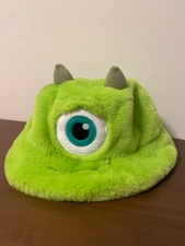 Tokyo Disney Resort Monsters Inc Mike Wazowski Fluffy Hat fan cap 58cm Japan