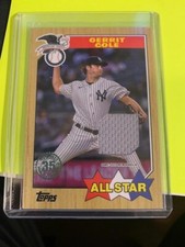 2022 TOPPS GERRIT COLE 1987 TOPPS ALL-STAR RELIC CARD 