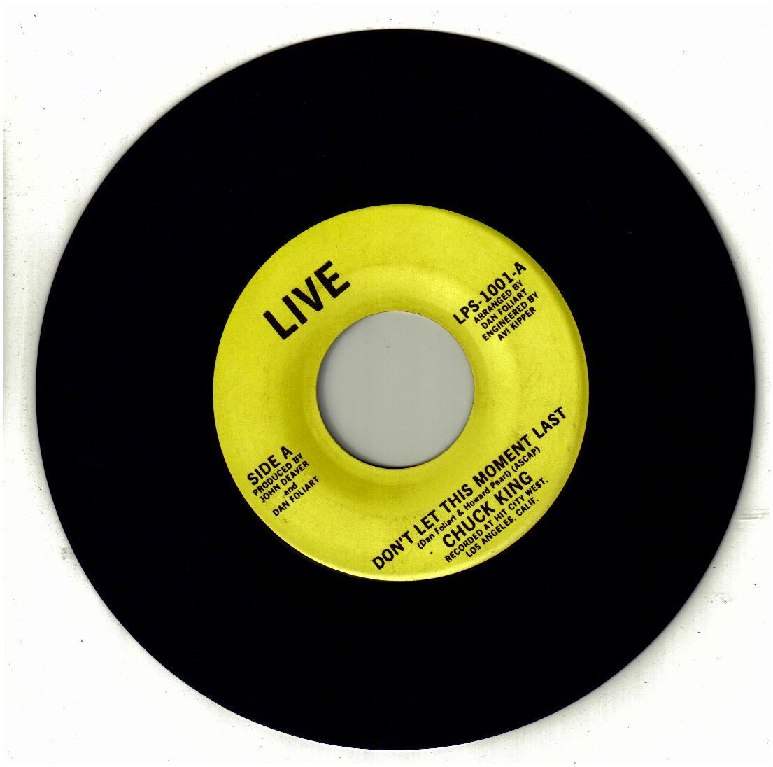 KING, Chuck (Don't Let This Moment Last) Live 1001 | eBay