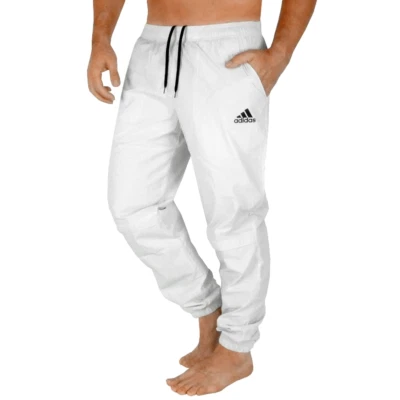 Adidas Woven Pant Herren Trainingshose Jogginghose Sommer Hose beige hell grau - Bild 1 von 4