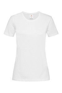 tee shirt blanc uni femme