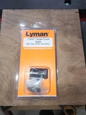 Lyman Tunnel 17 AEU .464" high Target Globe front sight New with Discs European