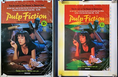 PULP FICTION - 2 Ultra Rare Printer's Proof Recalled & Regular Ver