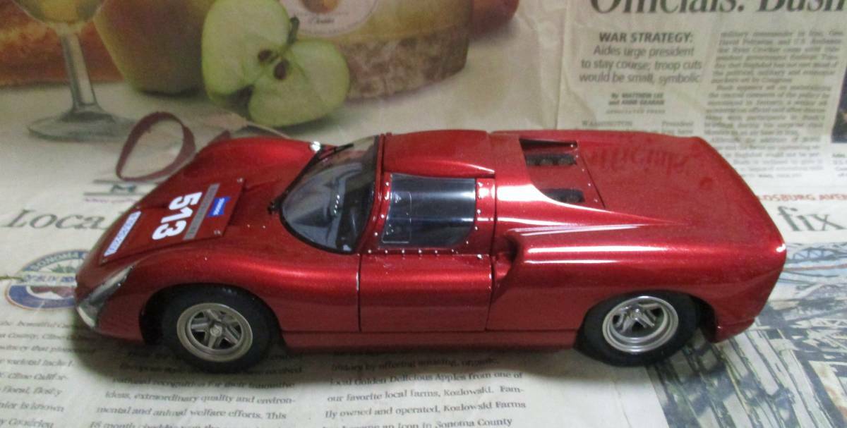 EXOTO 1/18 Porsche 1967 Porsche 910 Standox Red BBR Out Of Print