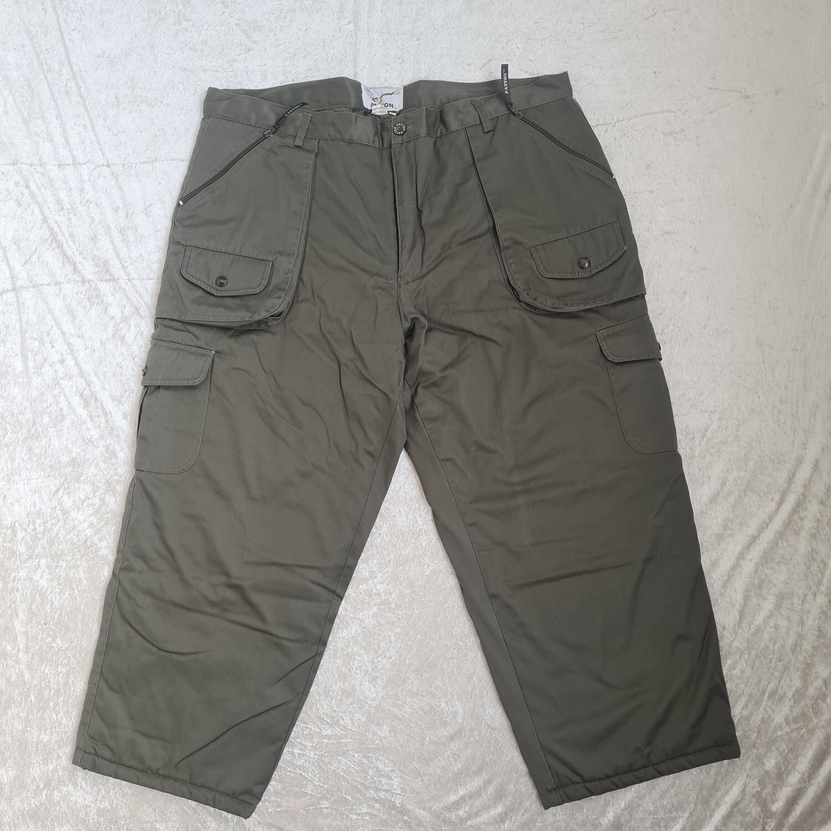 Patton by Stavolo Men's Hunting Trousers Size 62 W43 L26 Warm Lined Cargo  Pants